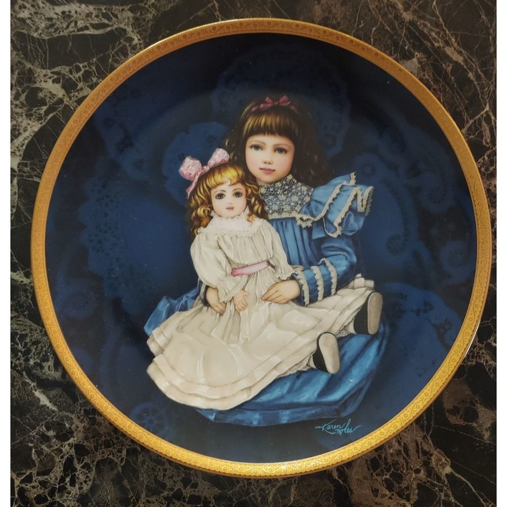 🦩The Hamilton collection Emily and Gretchen porcelain plate Vintage